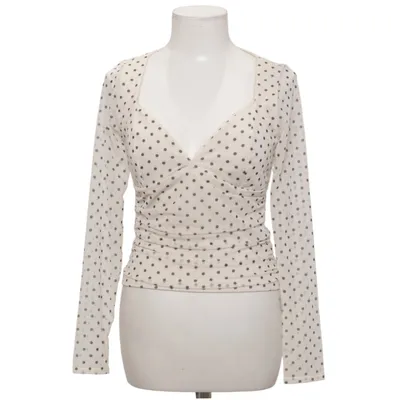 Top (Hvid, Sort) fra Abercrombie & Fitch Bomuld, Elastan, Modal, Polyester, Polyurethan