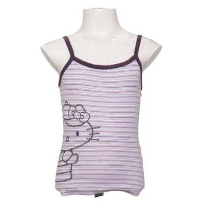 Tank Top (White, Purple, Multicolored) from Hello Kitty Cotton