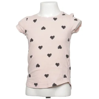 T-shirt (Beige, Svart) från H&M Basic Bomull