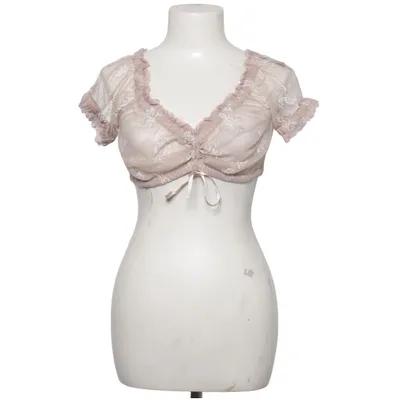 Dirndlbluse (Pink) fra Marjo Polyamid