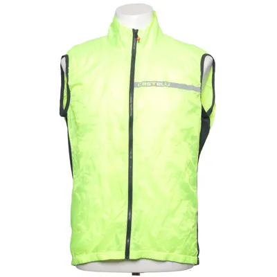 Refleksvest (Gul, Sort) fra Castelli Elastan, Polyamid, Polyester