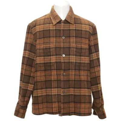 Surchemise (Marron) de Our Legacy Cupro, Polyester, Laine