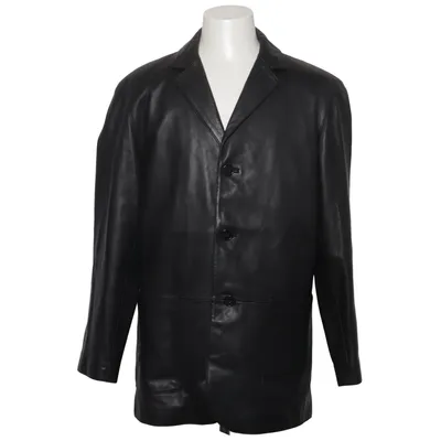 Blazer en cuir (Noir) de Offset Acétate, Cuir, Polyamide, Polyester