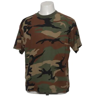 T-shirt (Groen, Bruin, Zwart) van MFH Katoen