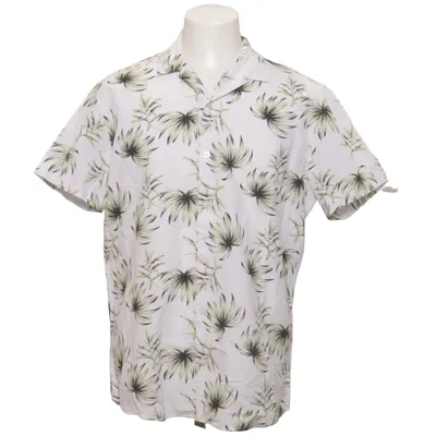 Short sleeve shirt (White, Green) from Selected Homme Linen, Organic cotton