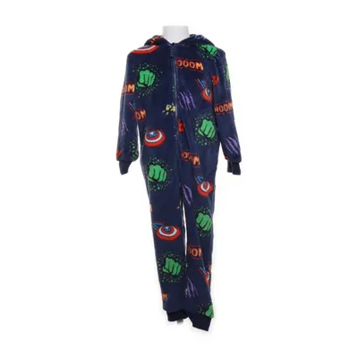 Onesie (Blue, Multicolored) from M&S Cotton, Elastane, Polyester