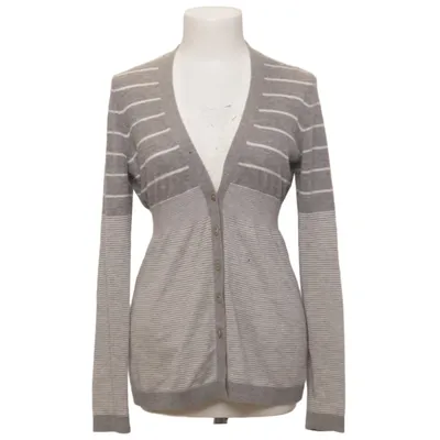 Cardigan (Gray, White) from Vince Cashmere