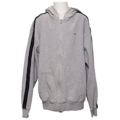 Hoodie (Gray, Blue) from Tommy Hilfiger Cotton, Elastane, Polyester