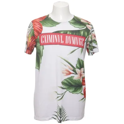 T-shirt (Blanc, Vert, Rouge) de Criminal Damage Polyester
