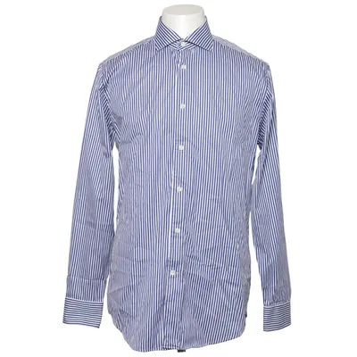 Shirt (Blauw, Wit) van Circle of Gentlemen Katoen