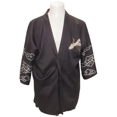 Kimono (Zwart, Wit) van Fashion