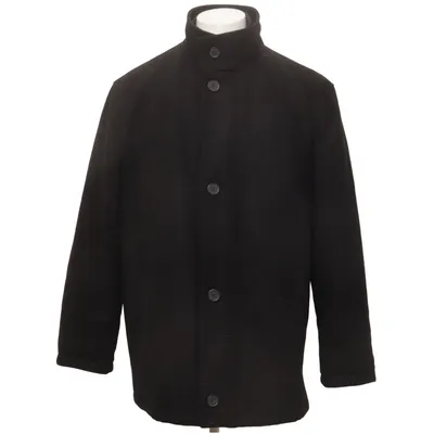 Coat (Black) from A.W. Dunmore Polyester, Wool