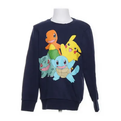 Sweatshirt (Blå, Flerfarvet) fra Pokémon Bomuld, Polyester