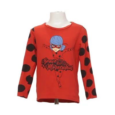 Långärmad t-shirt (Röd, Svart, Blå) från Miraculous Bomull
