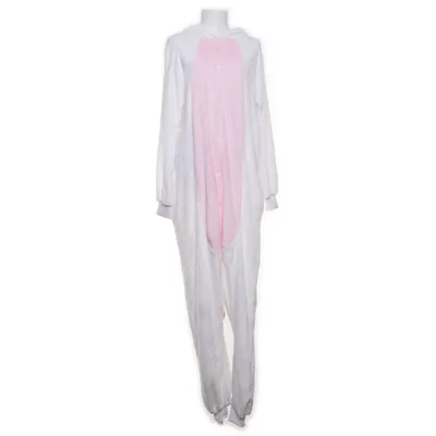 Onesie (White, Pink) Polyester