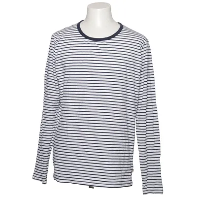 Långärmad t-shirt (Vit, Blå) från Scotch & Soda Bomull, Elastan