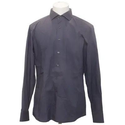 Shirt (Blue) from Eterna Cotton, Elastane