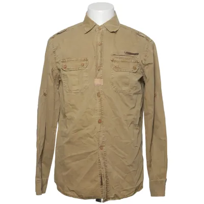 Arbetsskjorta (Beige) från Poolman Bomull