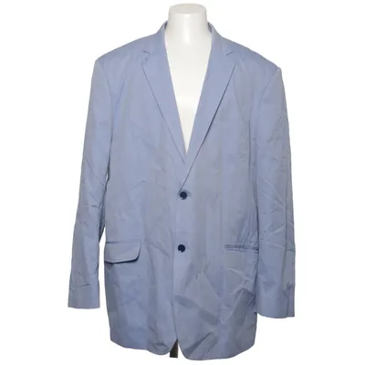 Blazer (Bleu) de Men + Coton, Fourrure de renard, Polyester