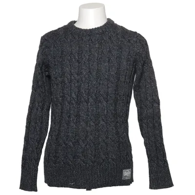 Tröja (Grå) från Superdry Akryl, Ull