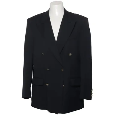 Blazer (Black) from Vitale Barberis Canonico Viscose, Wool