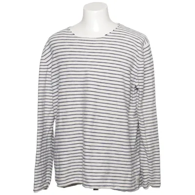 Long sleeve T-shirt (White, Blue) from Tom Tailor Denim Cotton
