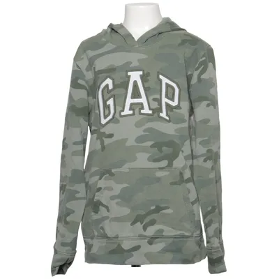 Huvtröja (Grön, Grå) från Gap Bomull, Polyester