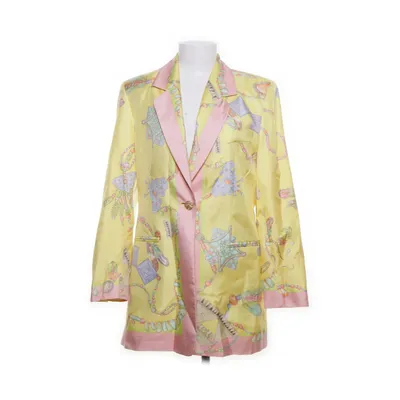 Blazer (Gul, Pink, Flerfarvet) fra Louis Féraud Polyester, Silke, Viscose