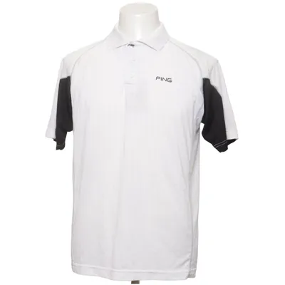 Polo shirt (White, Black) from Ping Polyester