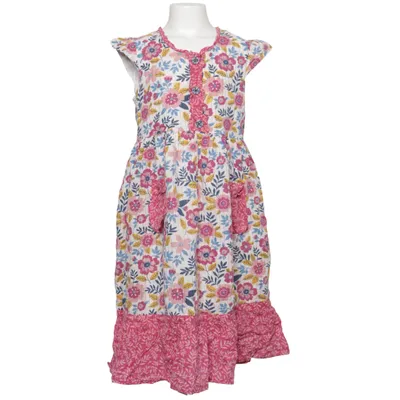 Klänning (Rosa, Vit, Blå, Flerfärgad) från Domino Girl Bomull