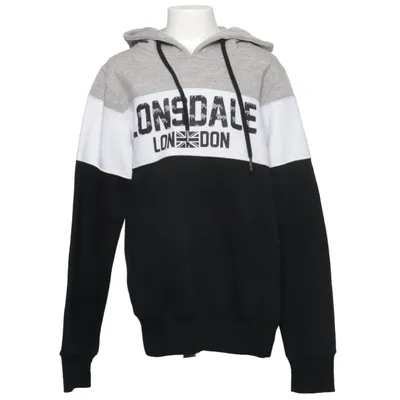 Hoodie (Gray, White, Black) from Lonsdale Cotton, Polyester