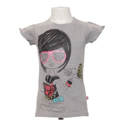 T-shirt (Grå, Flerfarvet) fra Me Too Bomuld