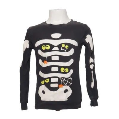 Langærmet t-shirt (Sort, Flerfarvet) fra Carter's Bomuld
