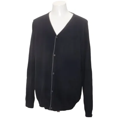 Cardigan (Bleu) de Nobel League Acrylique, Coton