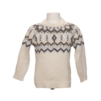 Sweater (Hvid, Flerfarvet) fra Topolino Akryl, Bomuld, Polyester