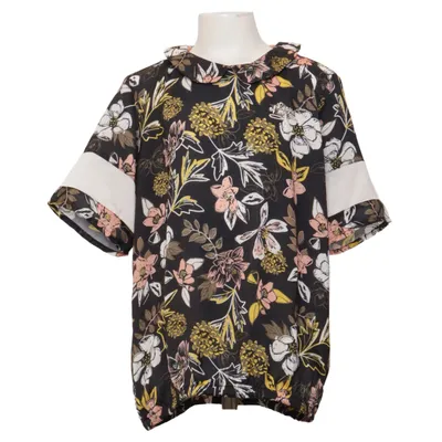 Top (Black, Multicolored) from Tumble 'N Dry Polyester