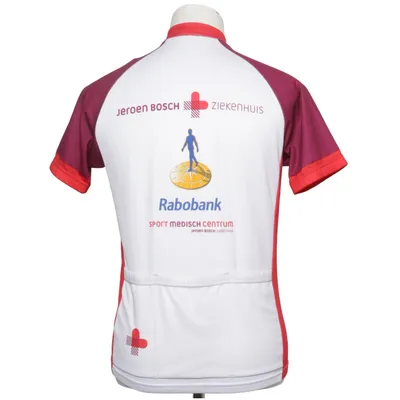 Wielershirt (Wit, Rood, Lila) van Rogelli Polyester