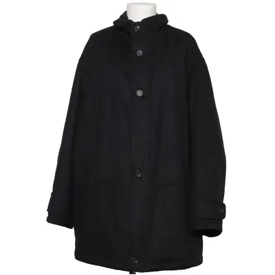 Manteau (Noir) de Pierre Cardin Cachemire, Polyester, Laine