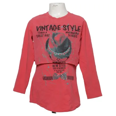 Lange mouwen shirt (Rood) van Dolcevita Katoen, Elastaan