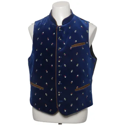 Gilet d'extérieur (Bleu, Multicolore) de Alphorn Coton, Polyester