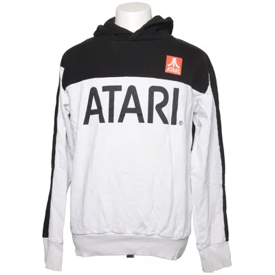 Huvtröja (Svart, Vit) från Atari Bomull