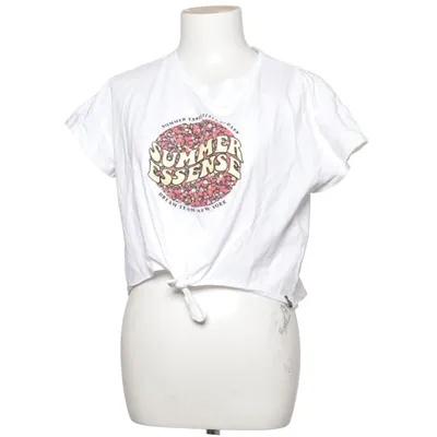 T-shirt (Wit, Meerkleurig) van Cars Jeans Katoen, Elastaan