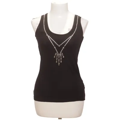 Tanktop (Zwart) van Chillytime Viscose