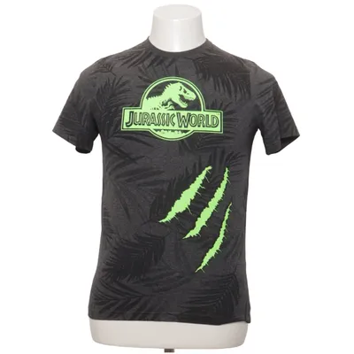 T-shirt (Grå, Grön) från Jurassic World Bomull, Polyester