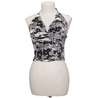 Halter neck top (Black, White) from Tally Weijl