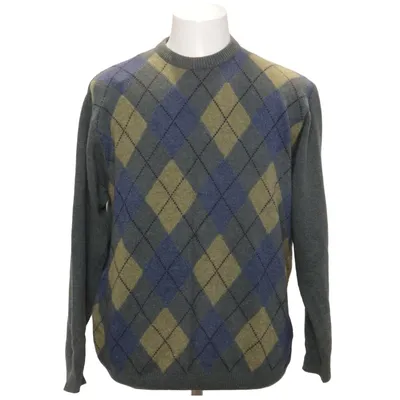 Sweater (Gray, Blue, Green) from Il Granchio Cashmere, Merino wool