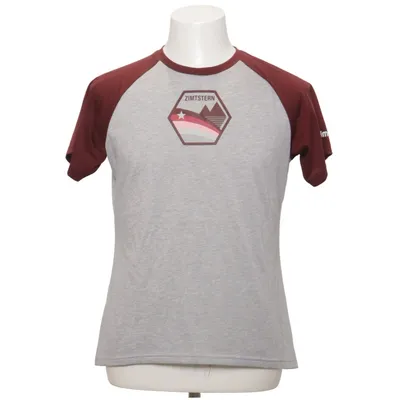 T-shirt (Grijs, Rood) van Zimtstern Katoen, Polyester