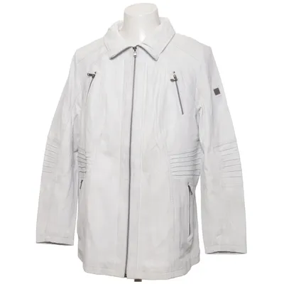 Leather jacket (White) from Otto Kern Leather, Polyester