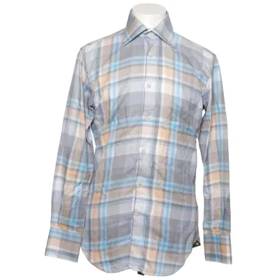Shirt (Blauw, Geel, Wit, Grijs) van Circle of Gentlemen Katoen