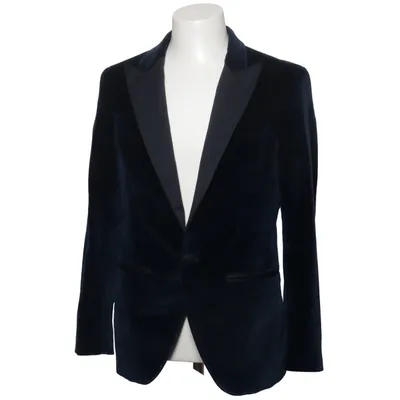Smokingjacke (Blau) von Hackett London Baumwolle, Viskose